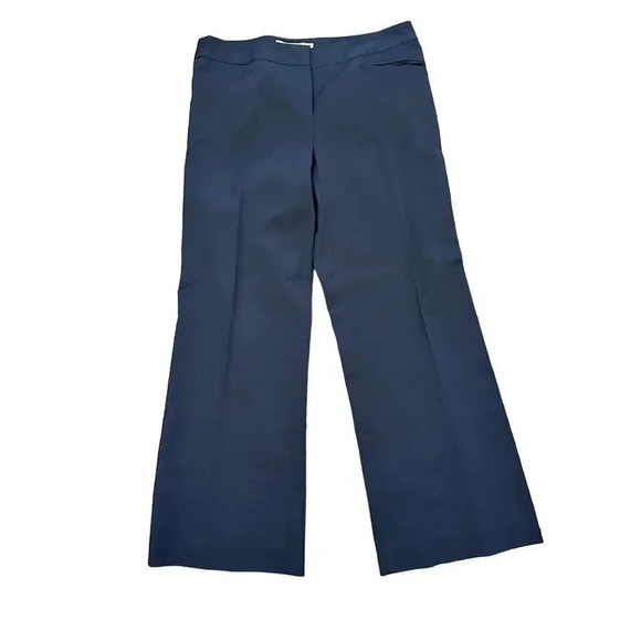 Trina Turk Los Angeles Women Blue Wide-Leg Casual Pants Size 10 - Picture 1 of 5
